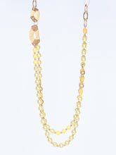 Necklace with oval pendant